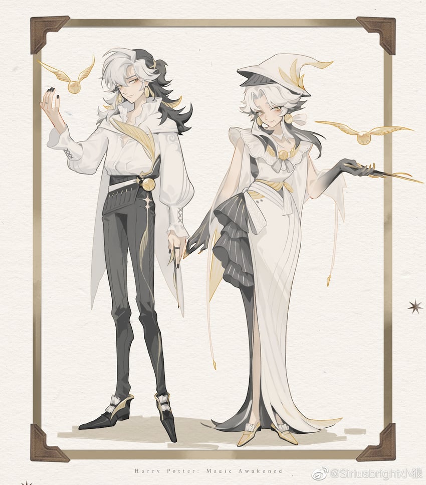 protagonist (wizarding world and 3 more) drawn by siriusbright_(xiaolang)