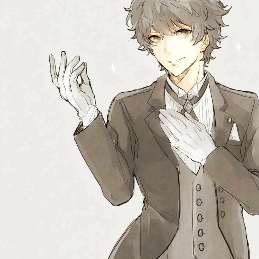 amamiya ren (persona and 1 more) drawn by banira_(ri0115ka)