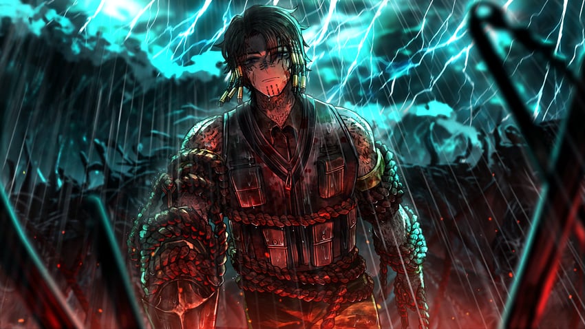 heathcliff (project moon and 1 more) drawn by nai_ga