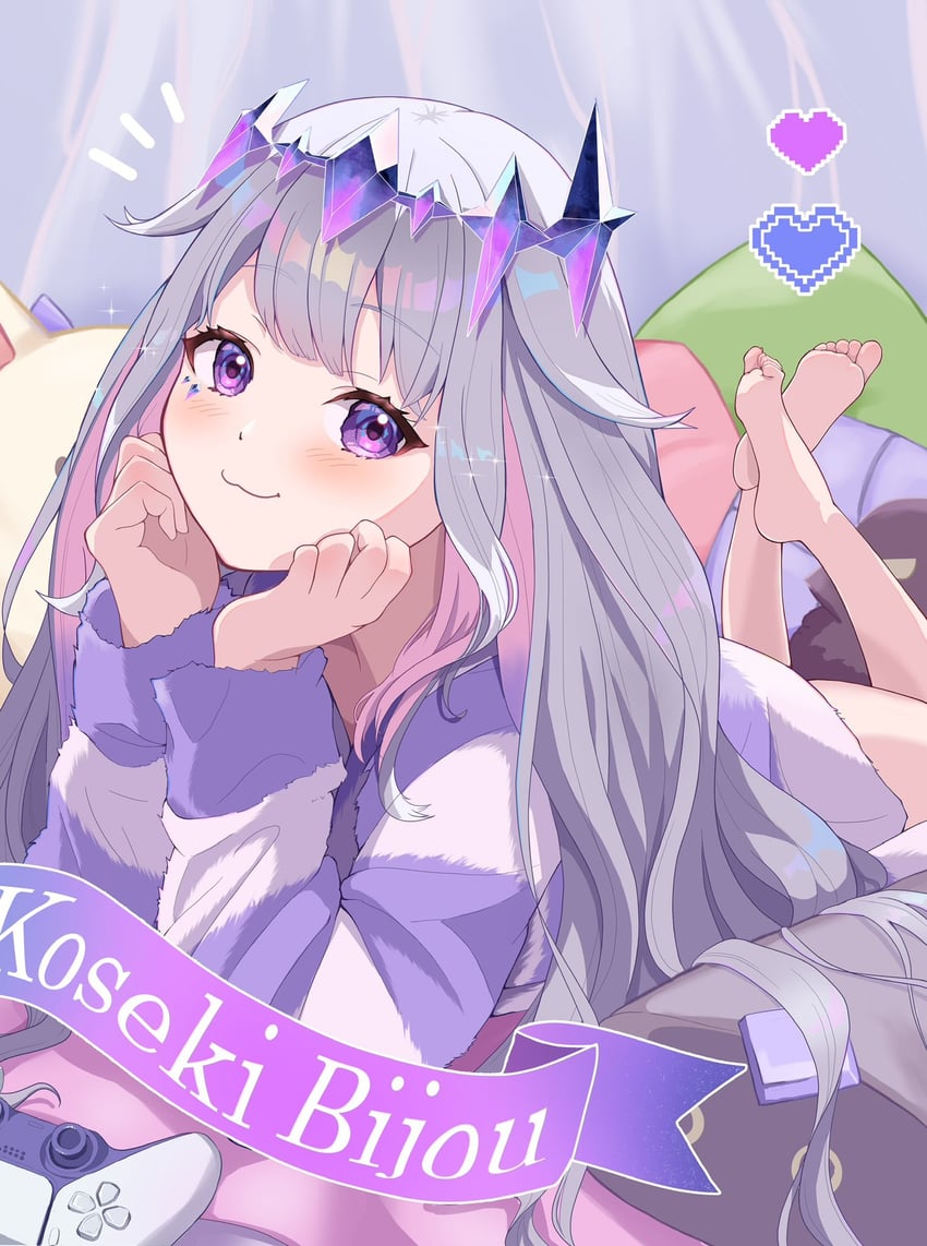 koseki bijou (hololive and 1 more) drawn by mimo_(mimo_illust)