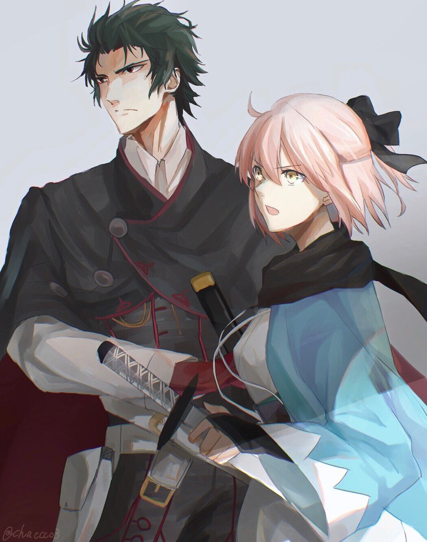 okita souji and hijikata toshizou (fate and 1 more) drawn by hoshi_rasuku