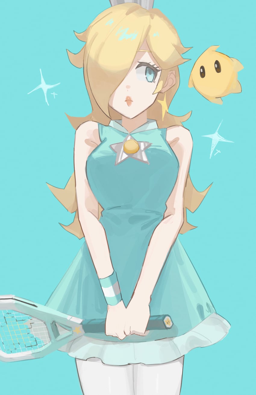 rosalina and luma (mario and 2 more) drawn by ka_doku