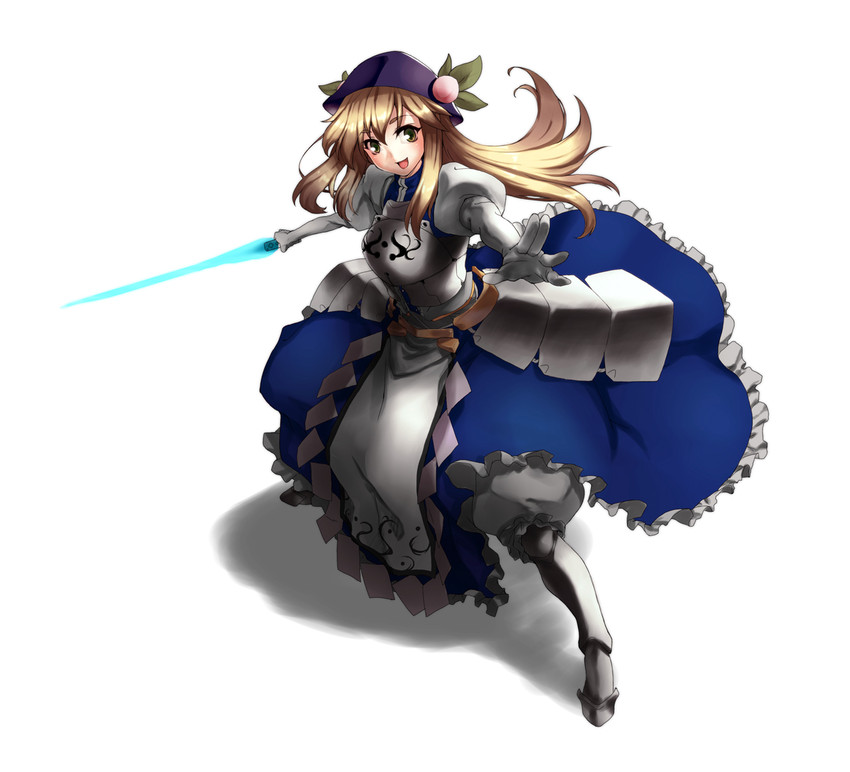 artoria pendragon, saber, and hinanawi tenshi (touhou and 2 more) drawn by kirisato_itsuki
