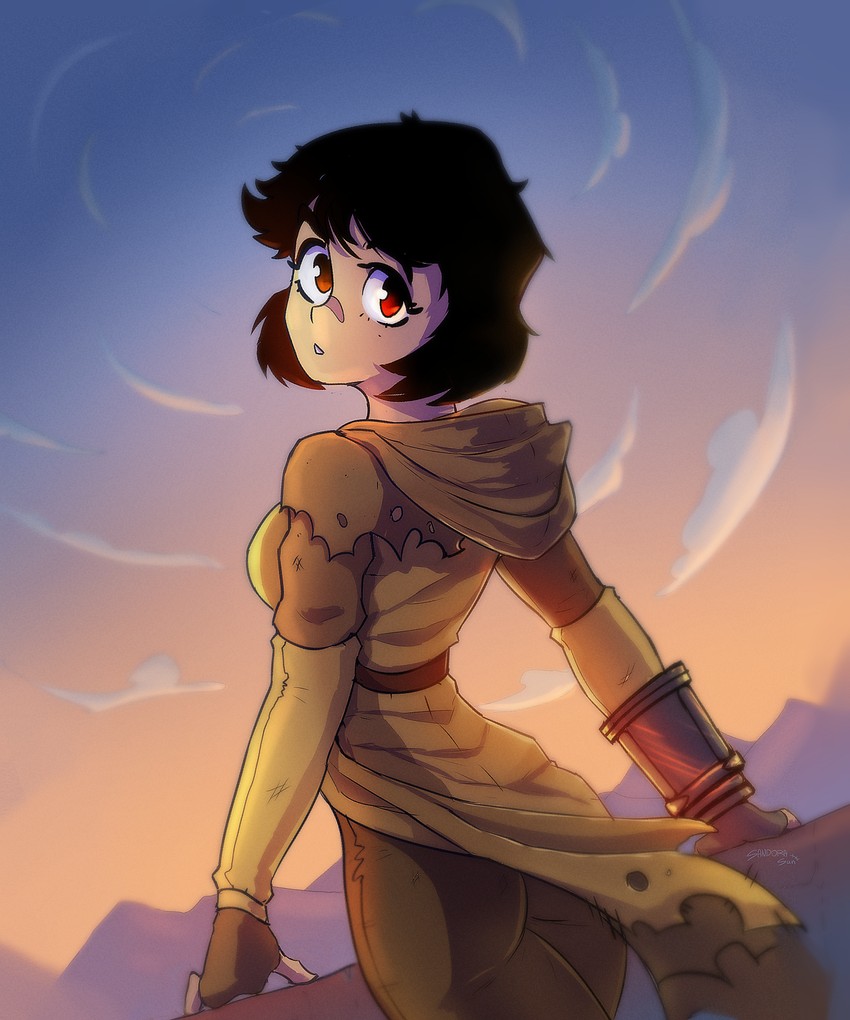 veronica santangelo (fallout and 1 more) drawn by sandora-sun