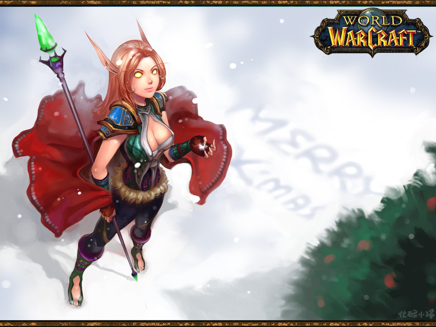 player character (warcraft and 1 more) drawn by xiao_qiang_(1985)