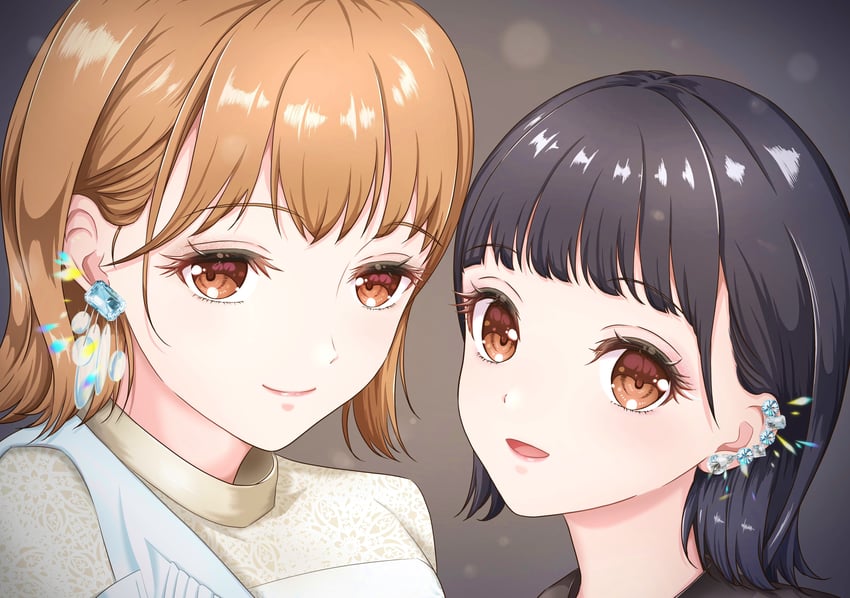 touyama nao and yasuno kiyono (real life) drawn by ringo_(r5_hw24s)