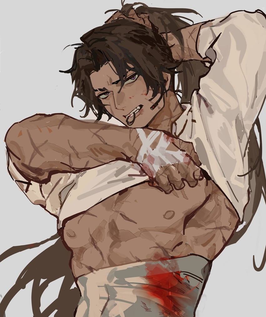 heathcliff (project moon and 1 more) drawn by baihuahua5441