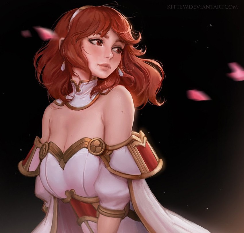 celica (fire emblem and 1 more) drawn by kittew