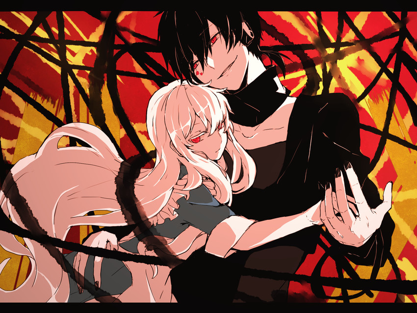 kozakura marry, konoha, and dark konoha (kagerou project) drawn by nanora_(sero4)