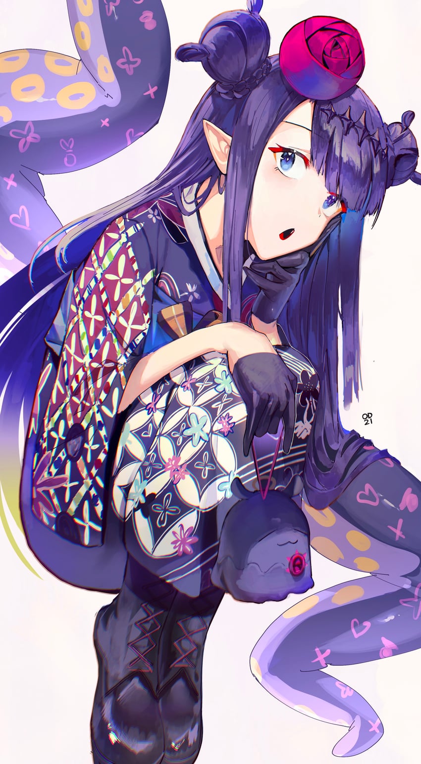 ninomae ina'nis and takodachi (hololive and 1 more) drawn by odyssey_21
