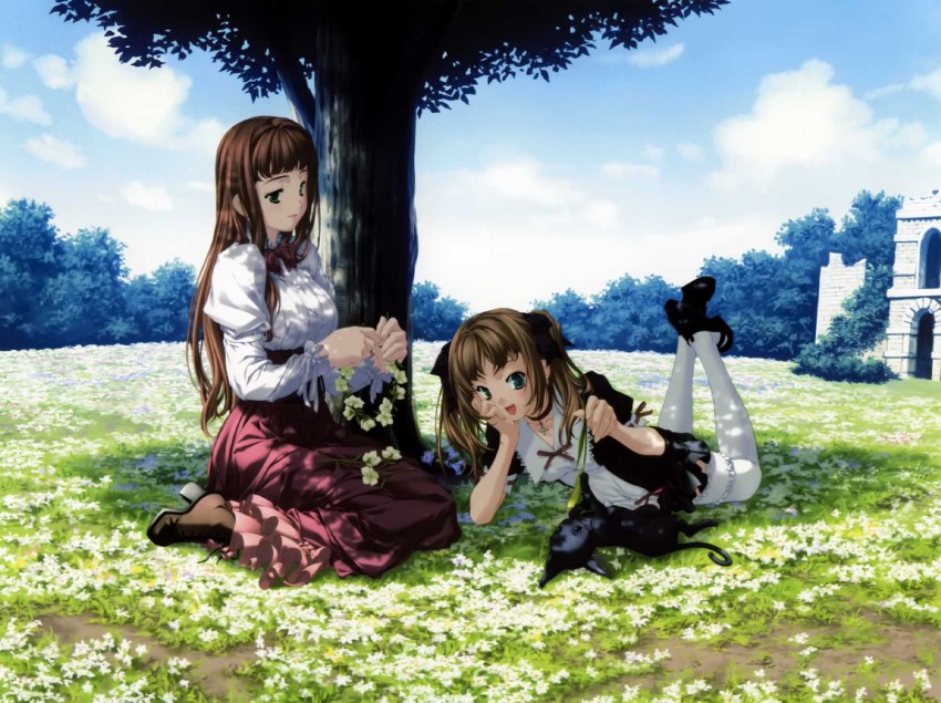 lise and cecile (l'heure bleue) drawn by mizutani_tooru
