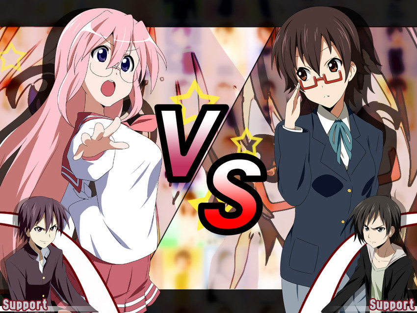 takara miyuki, manabe nodoka, and toshiaki (k-on! and 1 more) drawn by ikari_manatsu