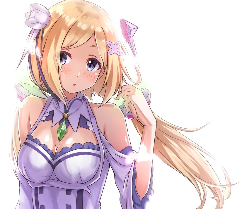 emilia and aki rosenthal (hololive and 1 more) drawn by haruka_kuromiya