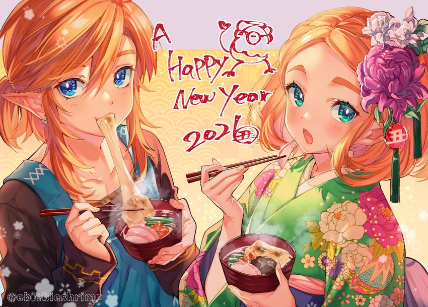 link, princess zelda, and terrako (the legend of zelda and 3 more) drawn by shuri_(84k)