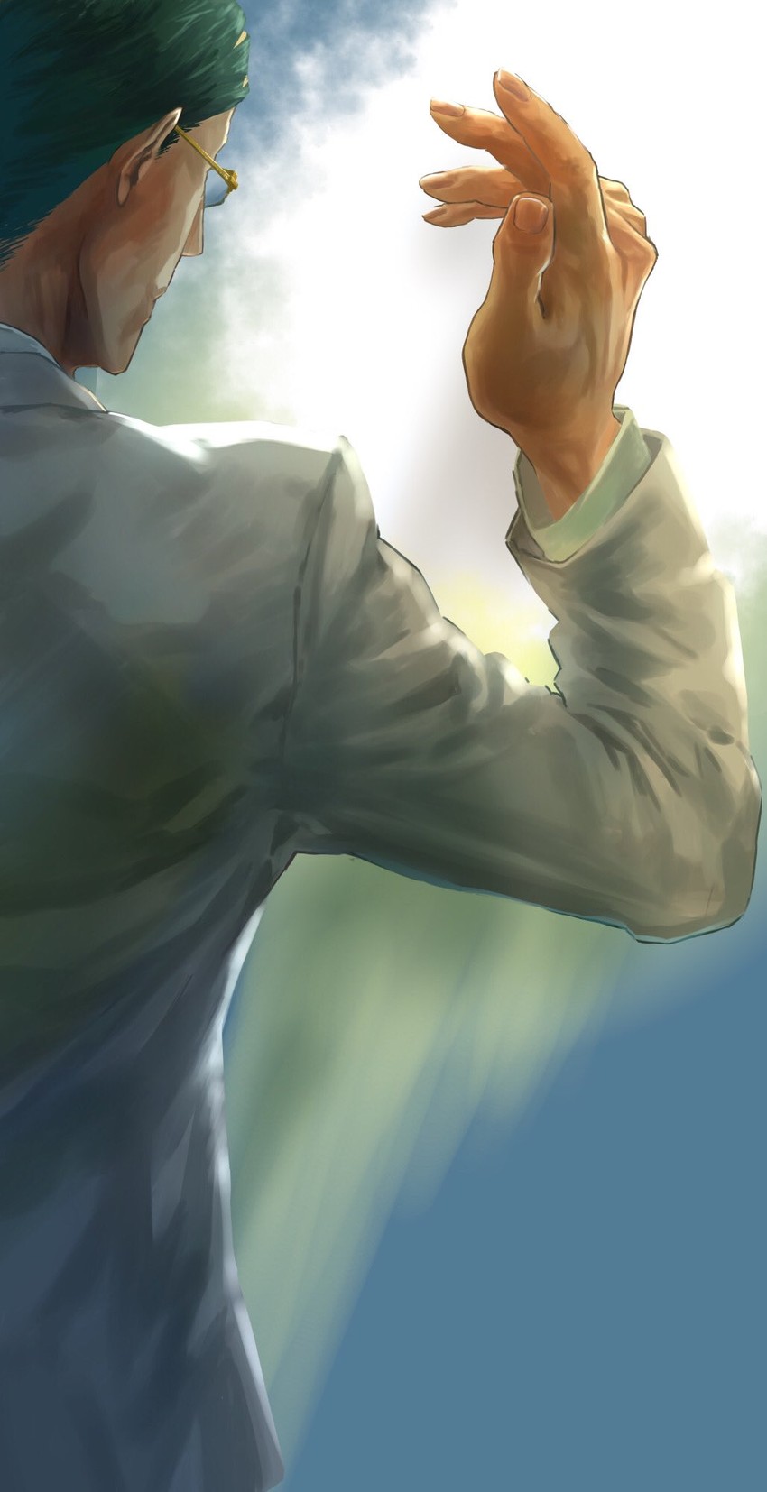sir nighteye (boku no hero academia) drawn by yomoyama_yotabanashi