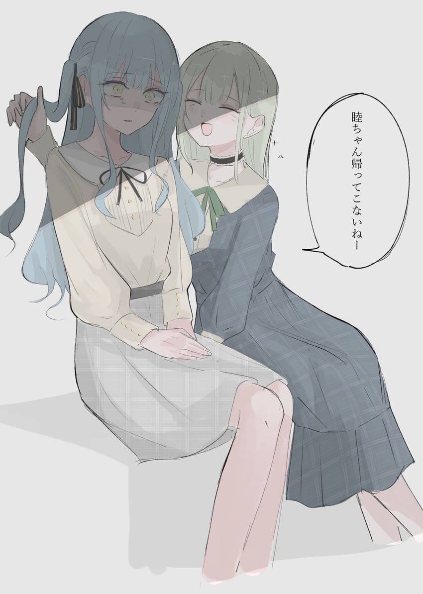 togawa sakiko, wakaba mutsumi, and mortis (bang dream! and 1 more) drawn by aaieba
