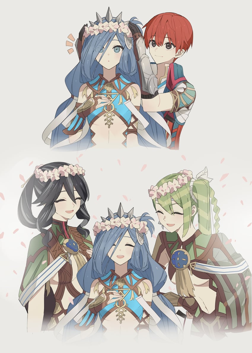 adol christin, dana iclucia, sarai, and olga (ys and 1 more) drawn by george_man