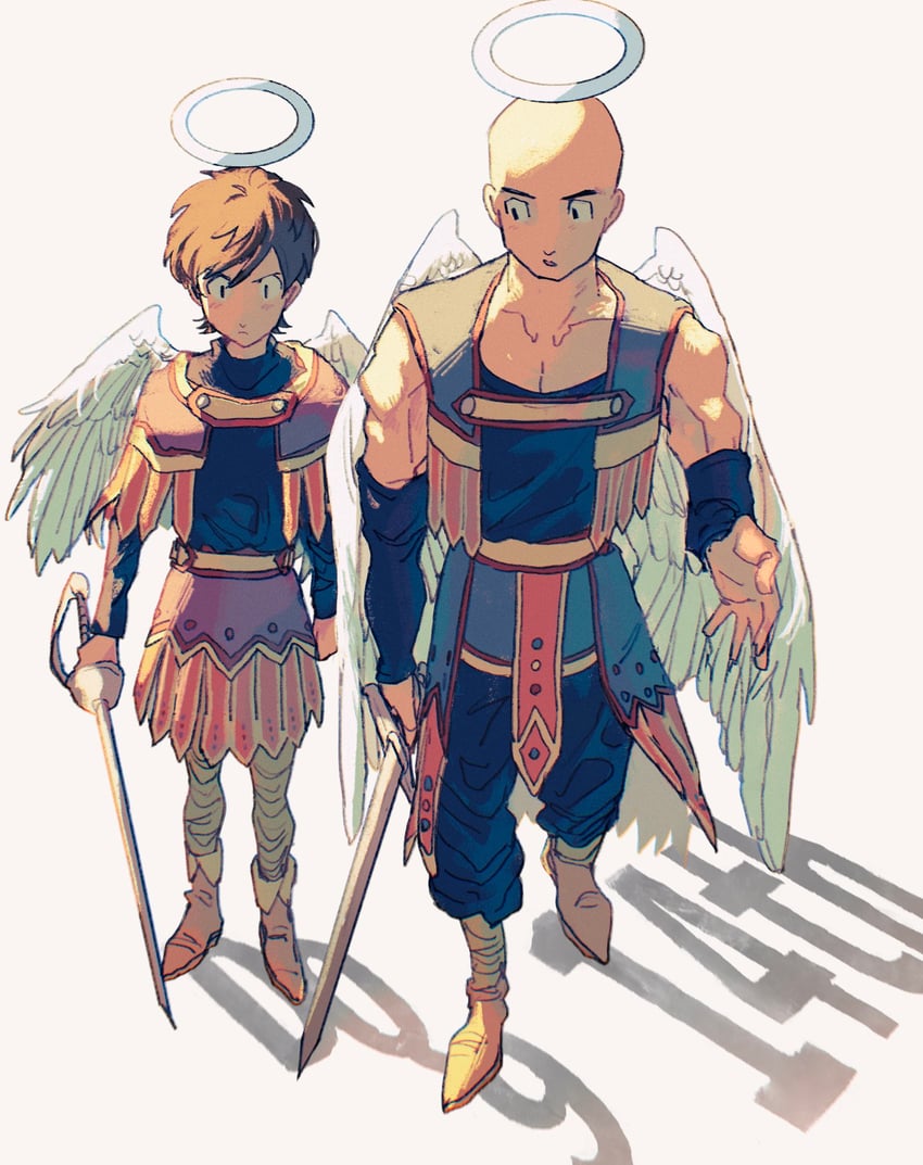 hero and izayaarl (dragon quest and 1 more) drawn by cossa_(user_myuh2324)