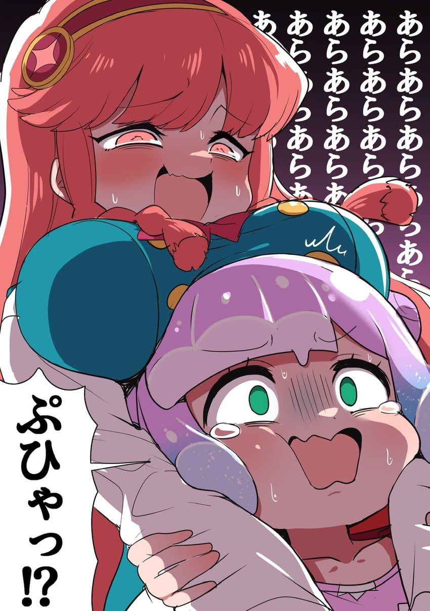 puniru and kirara mami (puniru wa kawaii slime) drawn by ransusan