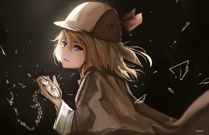 watson amelia (hololive and 1 more) drawn by advarcher