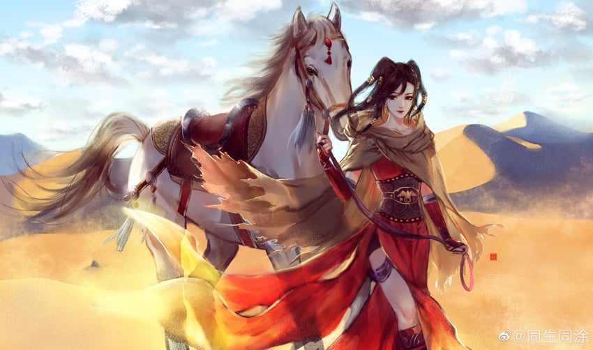 chi lian (qinshi mingyue) drawn by tong_sheng_tong_tu