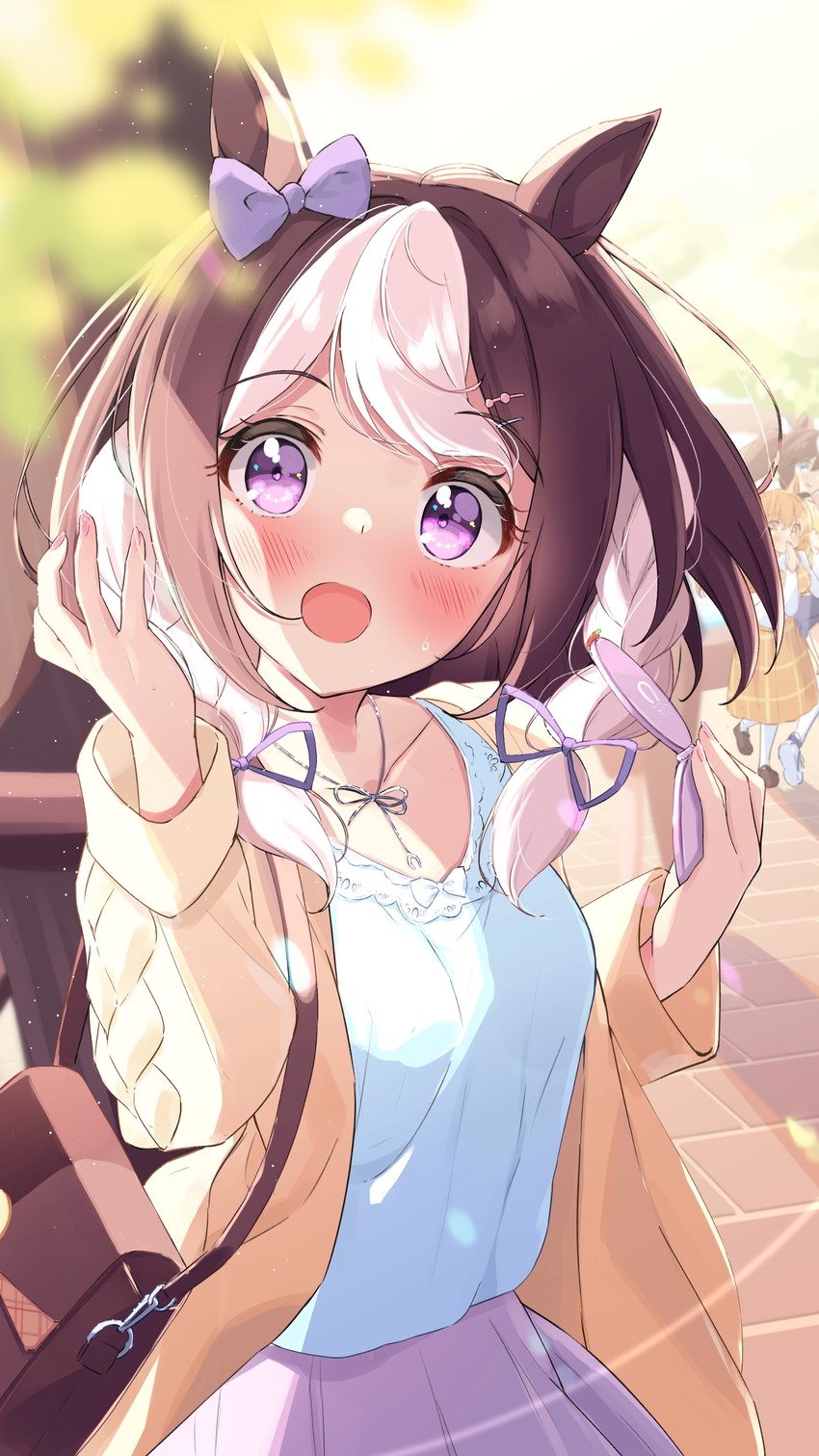 special week, mayano top gun, and hishi akebono (umamusume) drawn by saboten_mushi