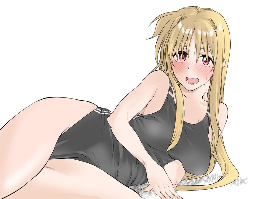 fate testarossa (lyrical nanoha and 1 more) drawn by elf_(stroll_in_the_woods)