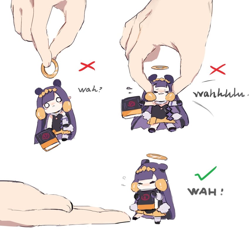 ninomae ina'nis and ao-chan (hololive and 1 more) drawn by yuuyu_(777)