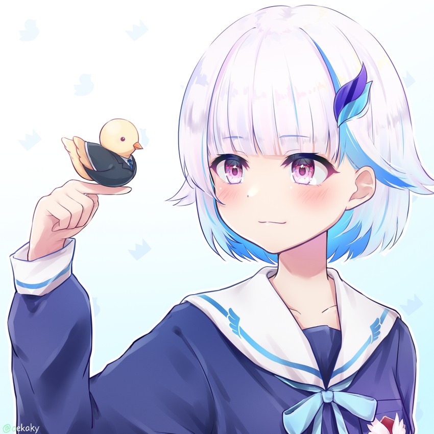 lize helesta and sebastian piyodore (nijisanji) drawn by zky_(oekaky)