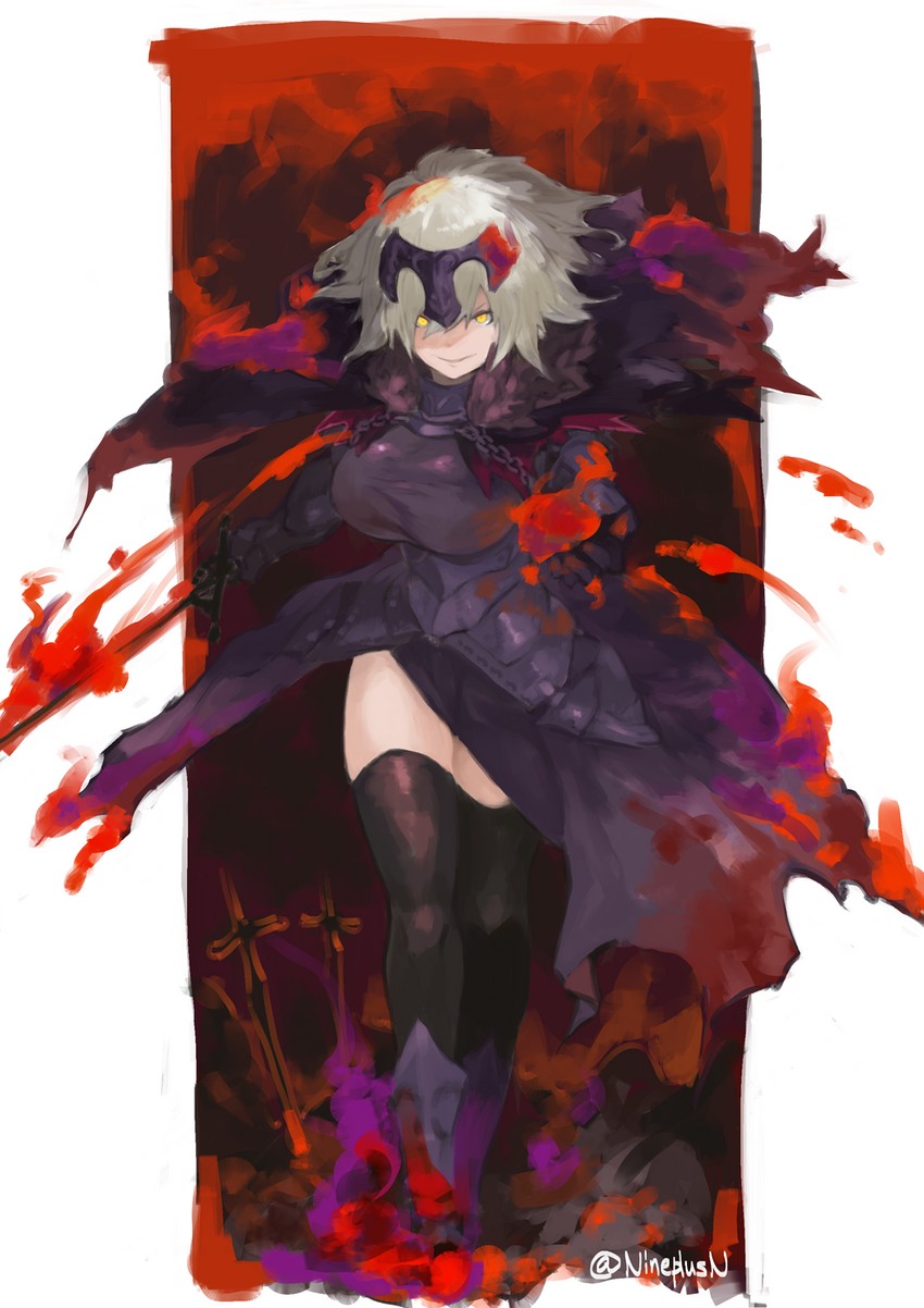 jeanne d'arc alter (fate and 1 more) drawn by n9+