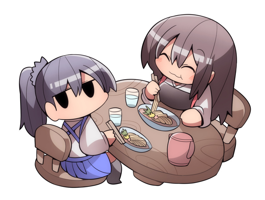 kaga and akagi (kantai collection) drawn by kakuzatou_(koruneriusu)