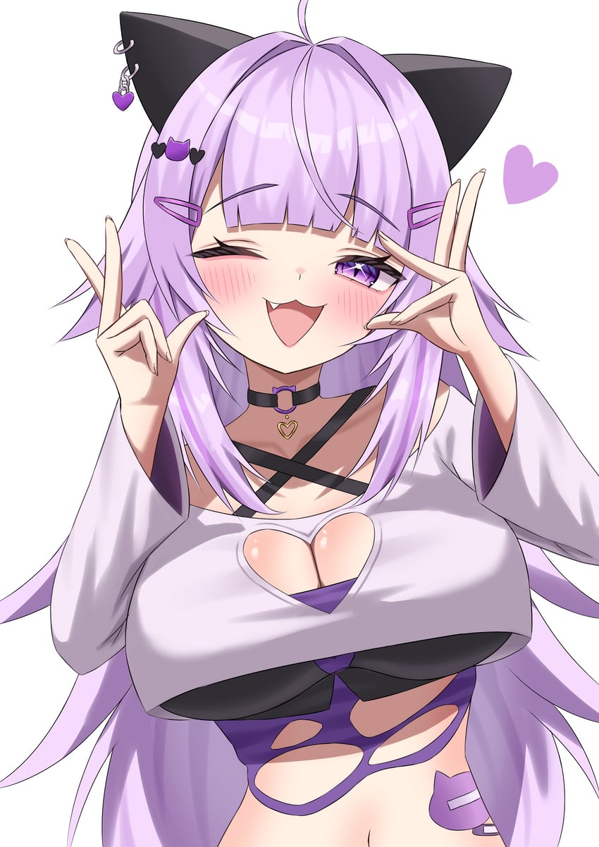 nekomata okayu (hololive) drawn by kumoru_(kumoru_145)