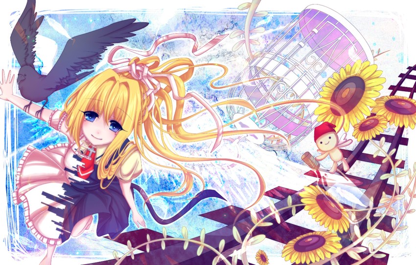 kamio misuzu and sora (air) drawn by non_(brokenhearts)