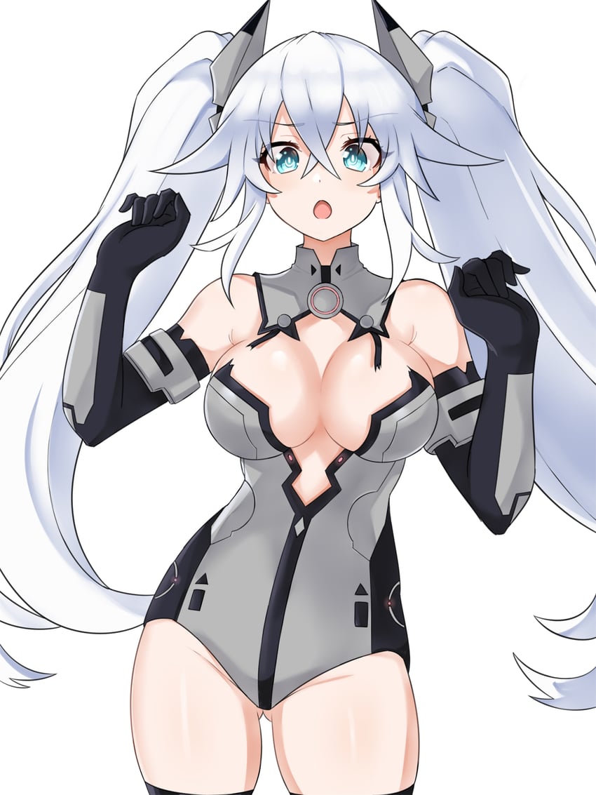 black heart (neptune and 1 more) drawn by zatsu