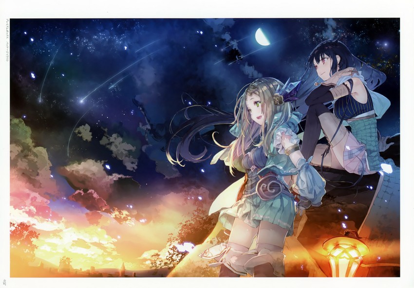 firis mistlud and liane mistlud (atelier and 1 more) drawn by noco_(adamas) and yuugen