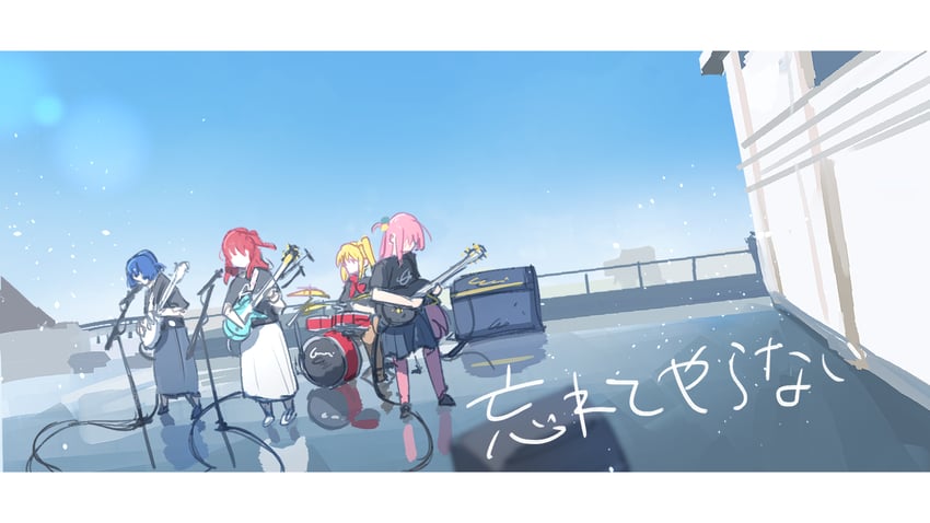 gotoh hitori, kita ikuyo, ijichi nijika, and yamada ryo (bocchi the rock!) drawn by re24