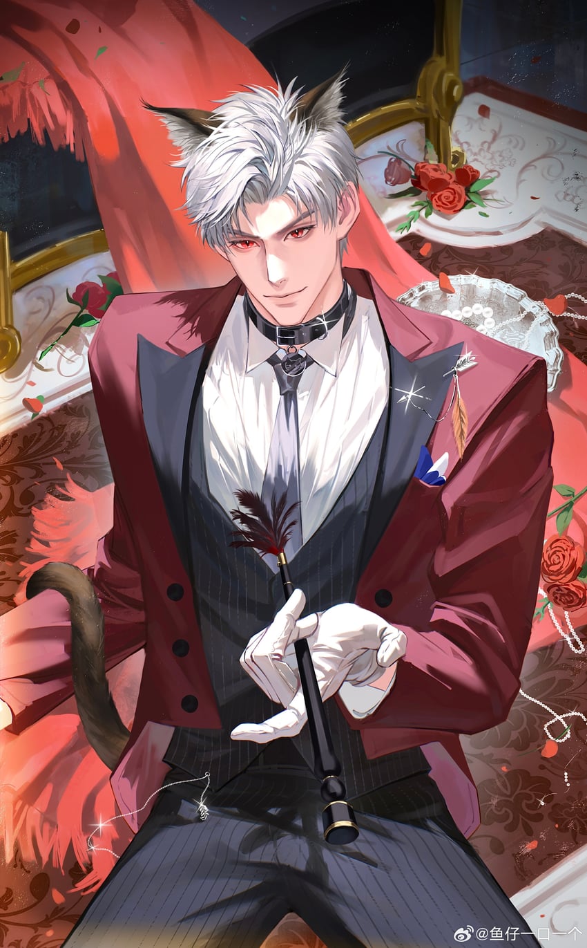 sylus (love and deepspace) drawn by yu_zi_yikou_yige