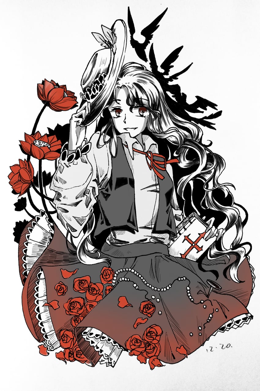 jacket girl (touhou and 1 more) drawn by 1256310514