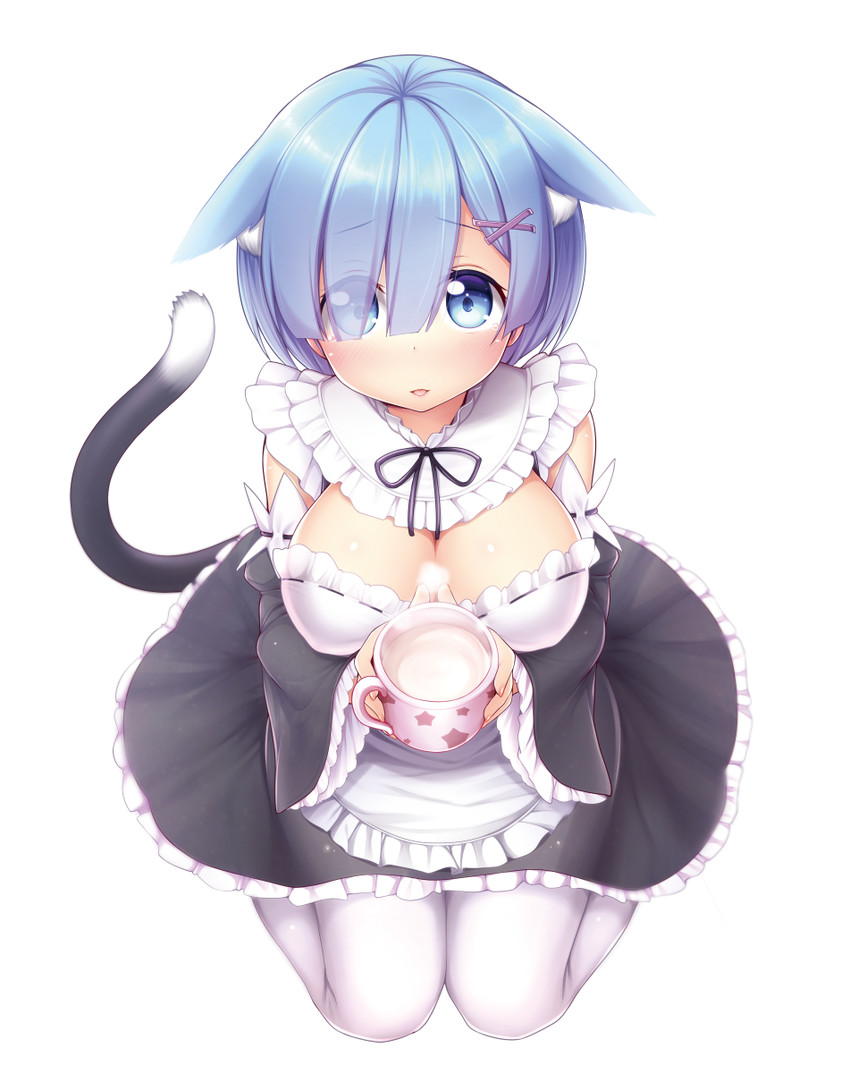 rem (re:zero kara hajimeru isekai seikatsu) drawn by nullken