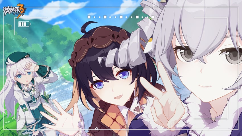 bronya zaychik, seele vollerei, and theresa apocalypse (honkai and 1 more)