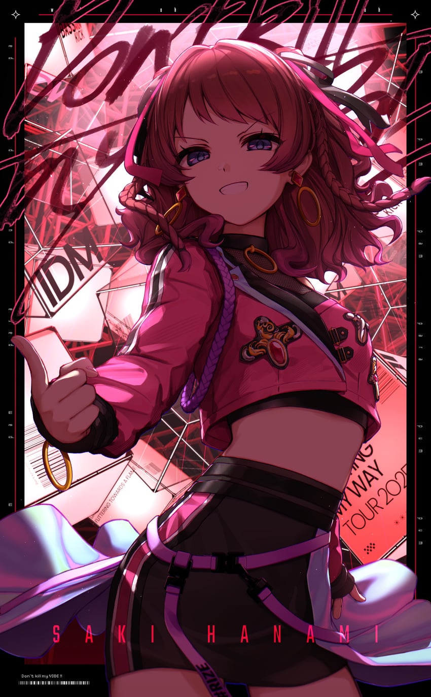 hanami saki (idolmaster and 1 more) drawn by nakata_(nkt_vvd)