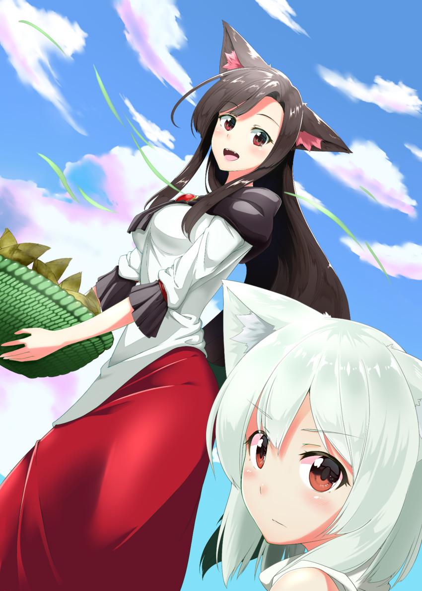 inubashiri momiji and imaizumi kagerou (touhou) drawn by aino-san_(miximixi39)