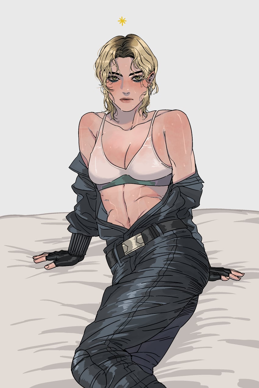 yelena belova (marvel and 2 more) drawn by pinkteest
