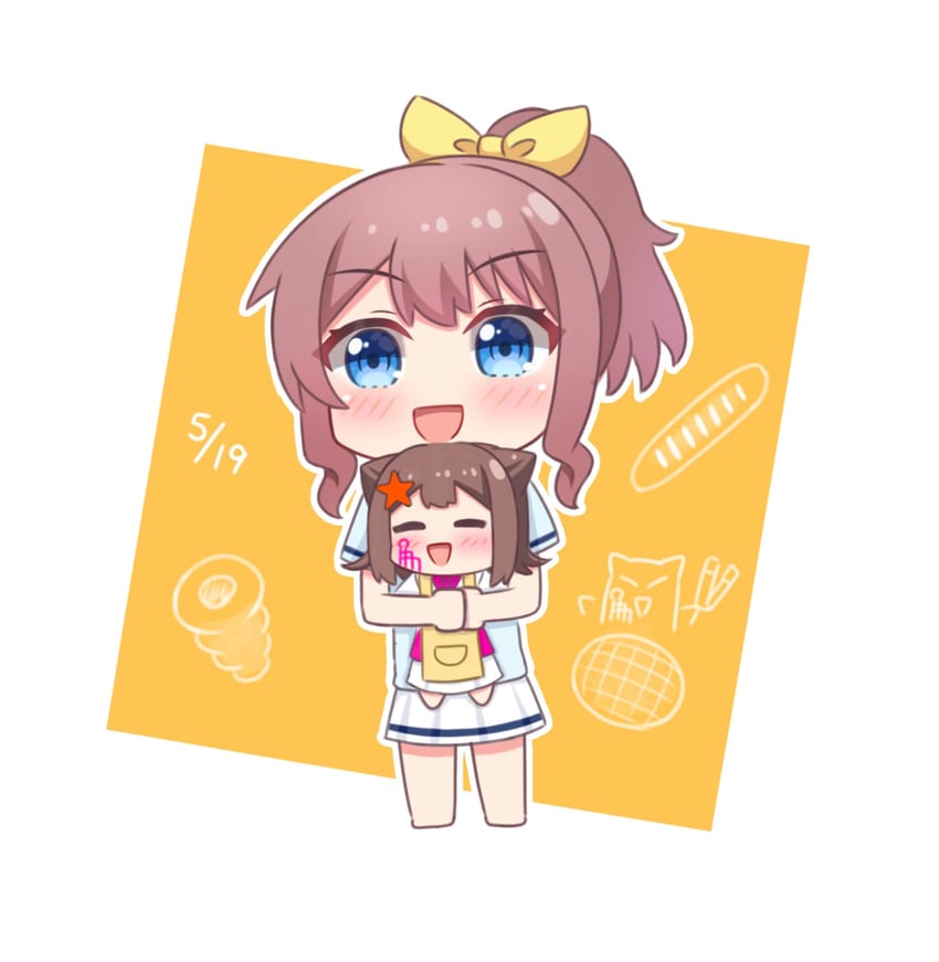 toyama kasumi and yamabuki saya (bang dream!) drawn by shintakarazimap