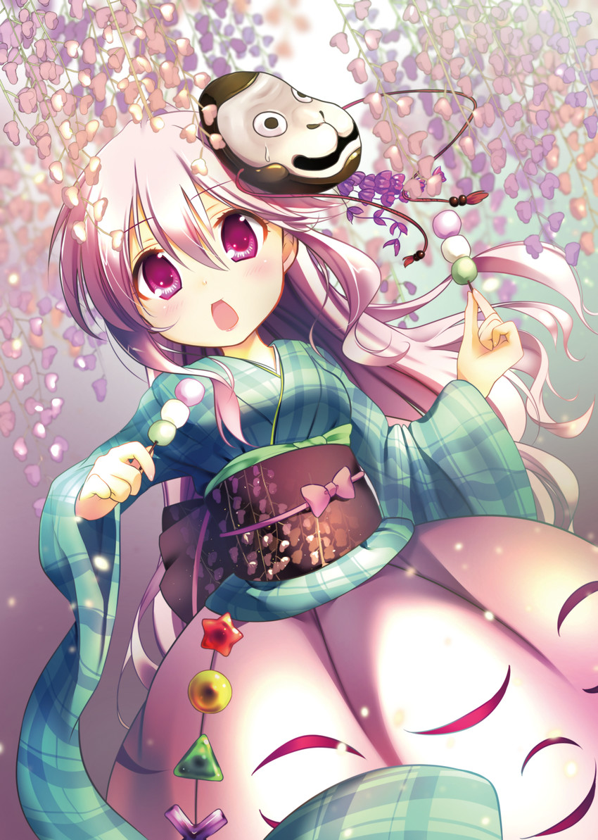 hata no kokoro (touhou) drawn by hadurin_(zdmzy)