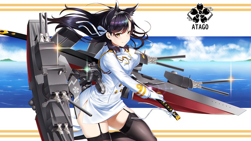 atago (azur lane) drawn by kagiyama_(clave)