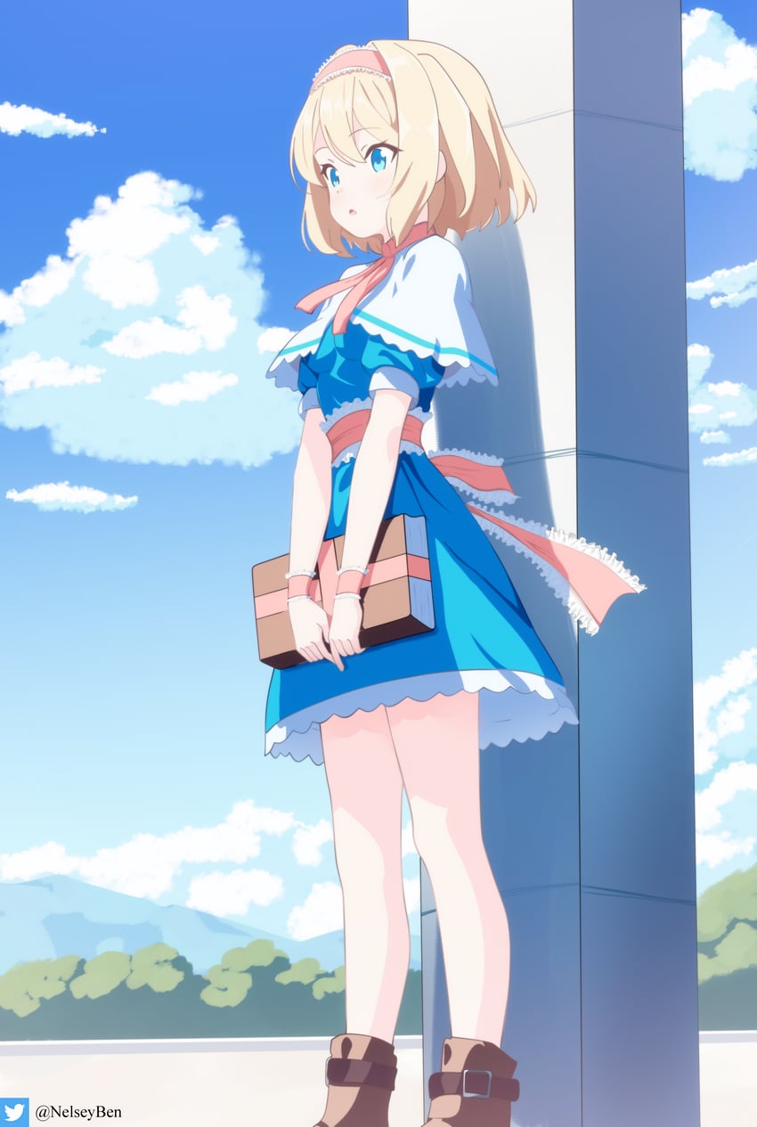 alice margatroid (touhou) drawn by bnelsey