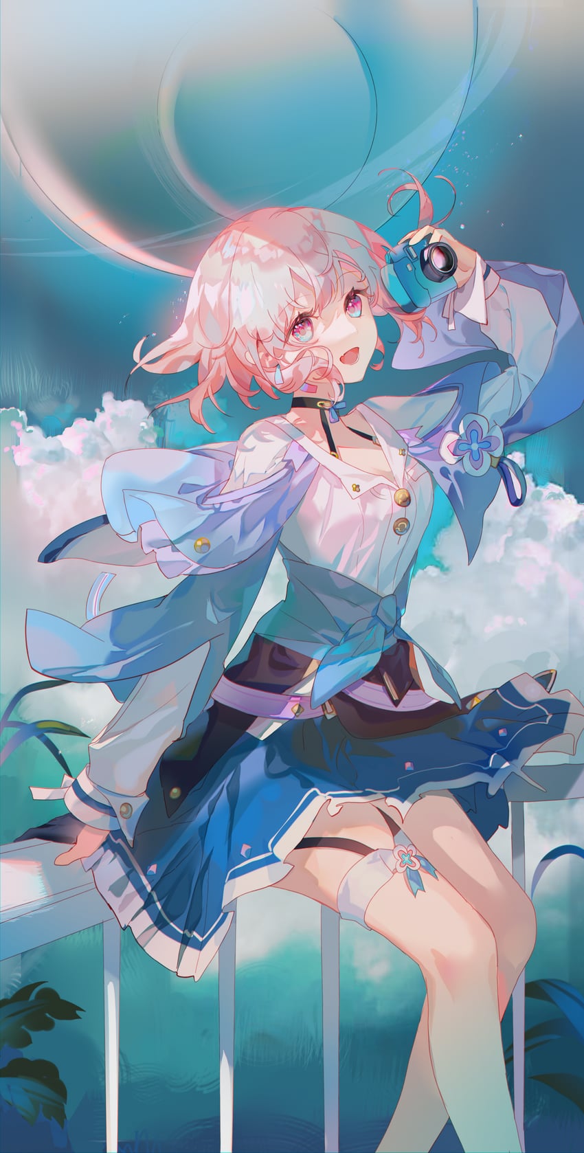 march 7th (honkai and 1 more) drawn by fre_(haochilanzuo)