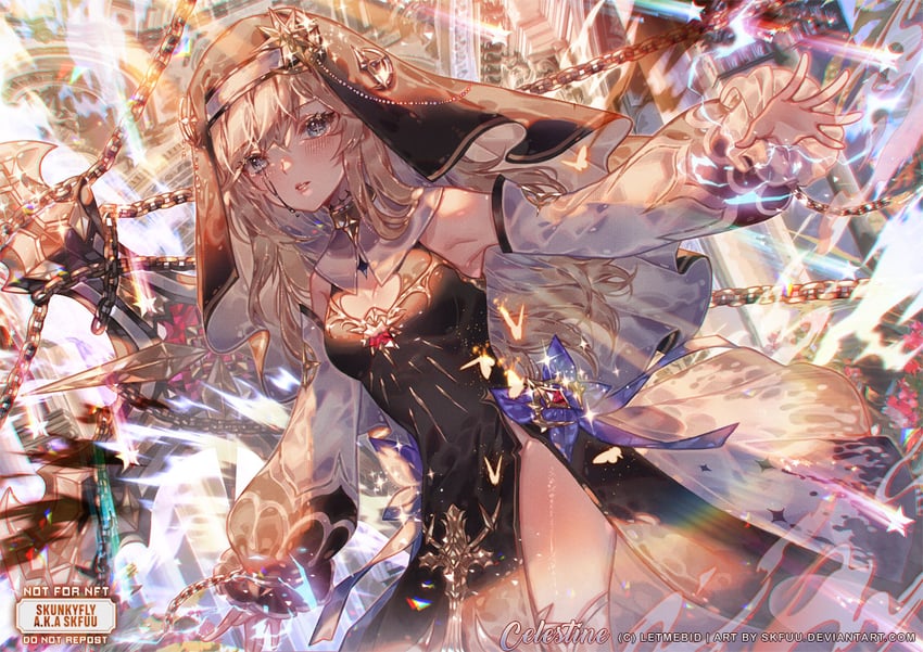 celestine (original) drawn by skfuu