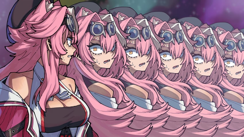 raora panthera (hololive and 3 more) drawn by oruruca86